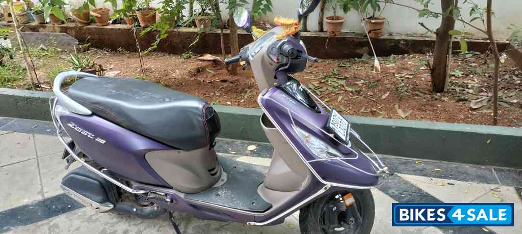 Purple TVS Scooty Zest 110 BS6