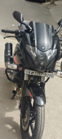Red And Black Bajaj Pulsar 220F
