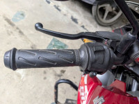 Candy Red/silver Suzuki Gixxer ABS