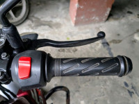 Candy Red/silver Suzuki Gixxer ABS