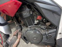 Candy Red/silver Suzuki Gixxer ABS