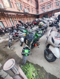 Green Bajaj Dominar 400 ABS BS6