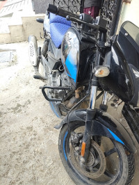 Black And Blue Bajaj Pulsar 150 Twin Disc BS6