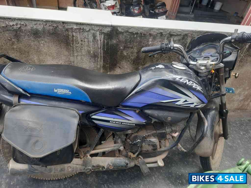 Black+purple Hero Splendor NXG