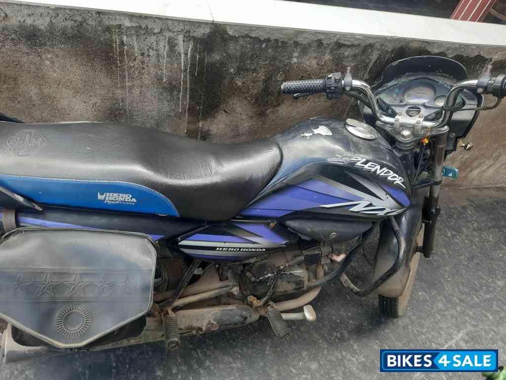 Black+purple Hero Splendor NXG