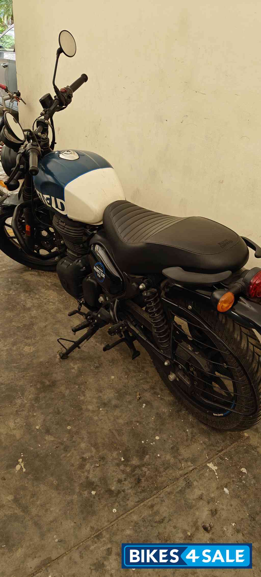 Royal Blue Royal Enfield Hunter 350 Metro