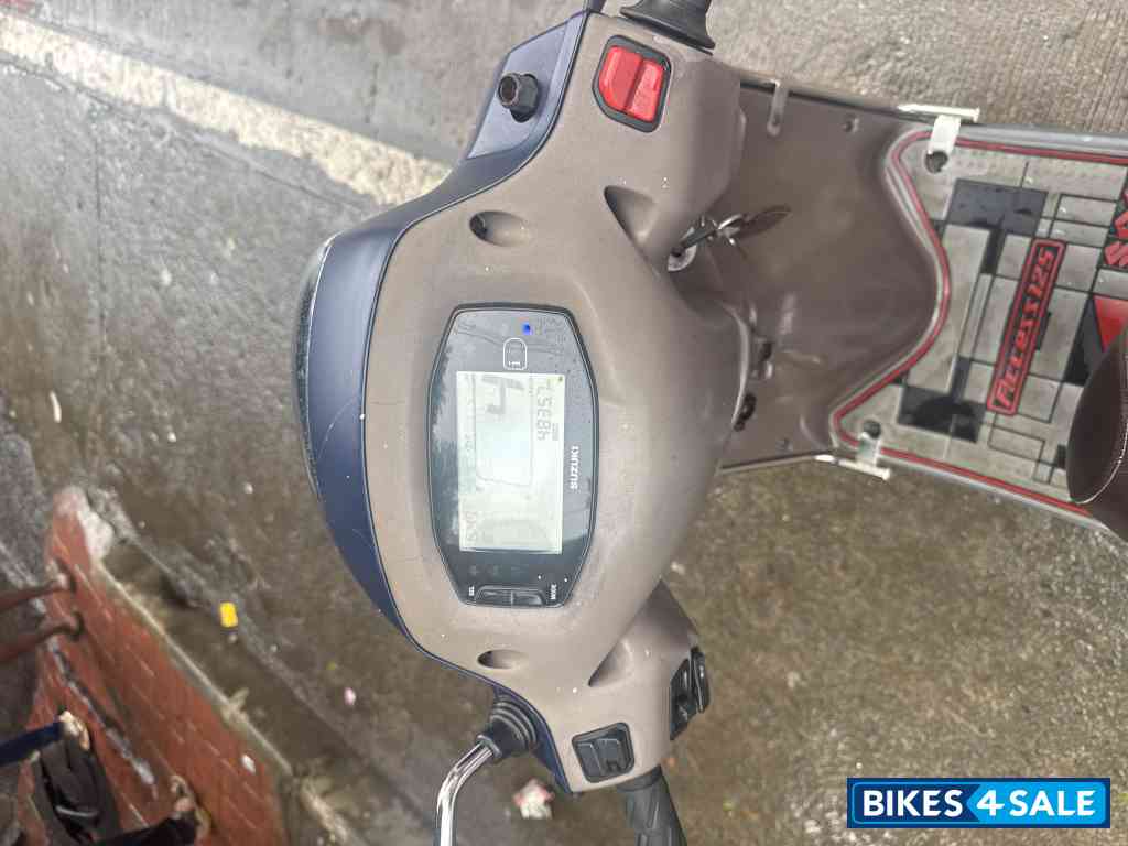 Blue Suzuki Access 125 Bluetooth Enabled