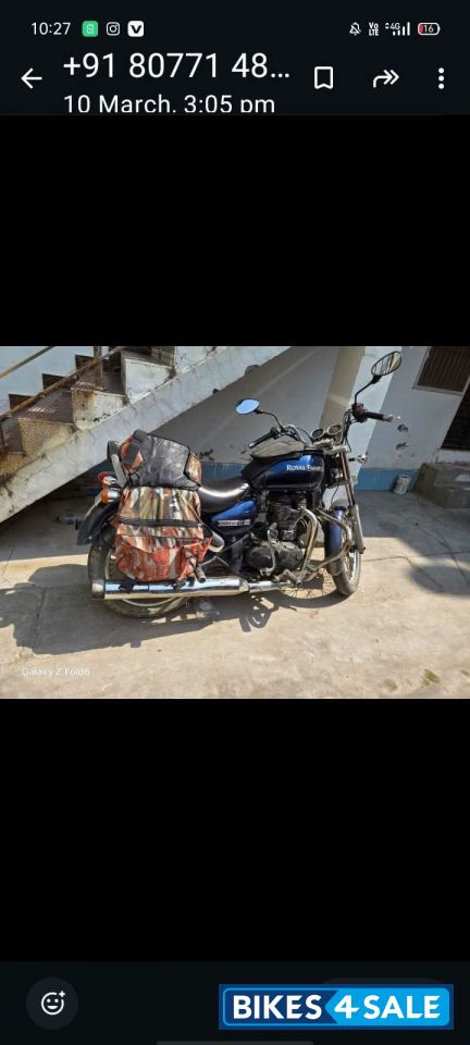 Royal Blue Royal Enfield Thunderbird 350