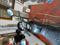 Black Honda CB Unicorn