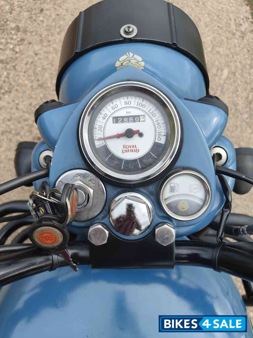 Air Borne Blue Royal Enfield Classic Signals Airborne Blue