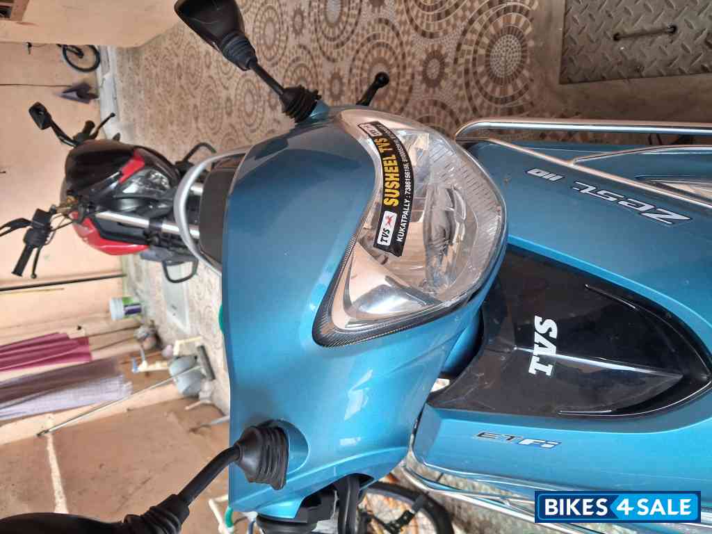 Blue TVS Scooty Zest 110 BS6