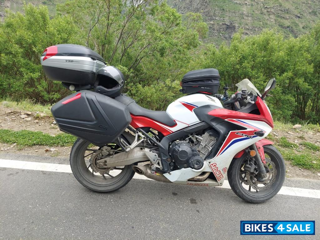 Red White Honda CBR 650F