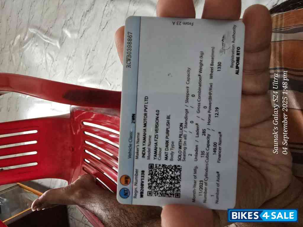 Blue Matte Yamaha FZ-S FI Ver 4.0