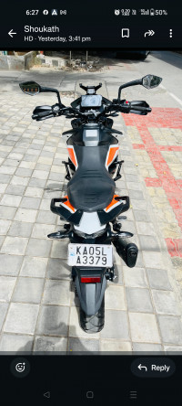 Black And Whire KTM 390 Adventure