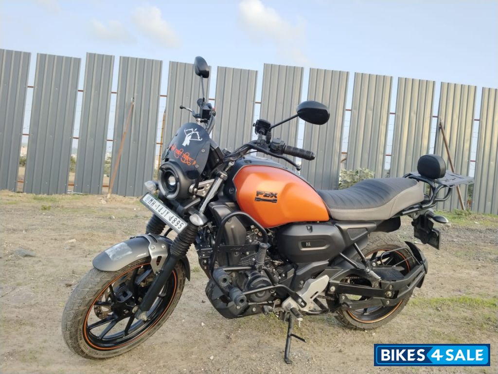 Orange Yamaha FZ-X