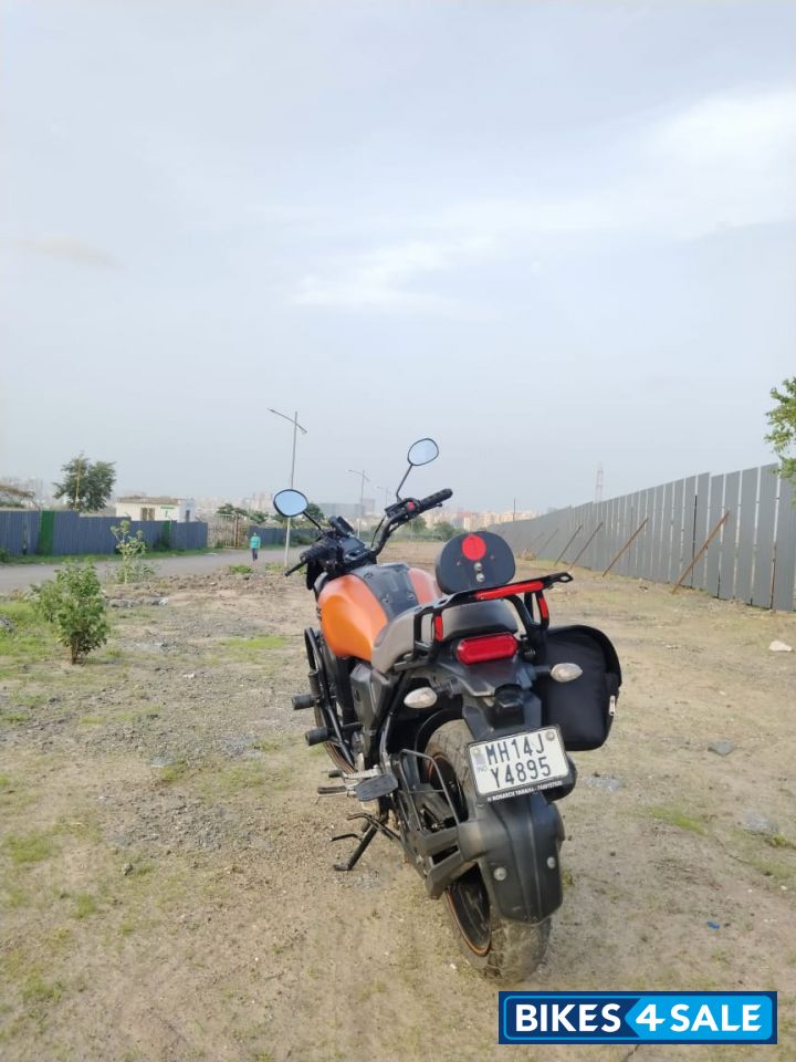Orange Yamaha FZ-X