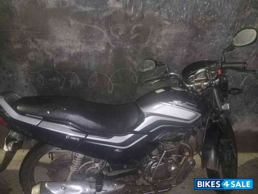 Black And White Hero Super Splendor BS6