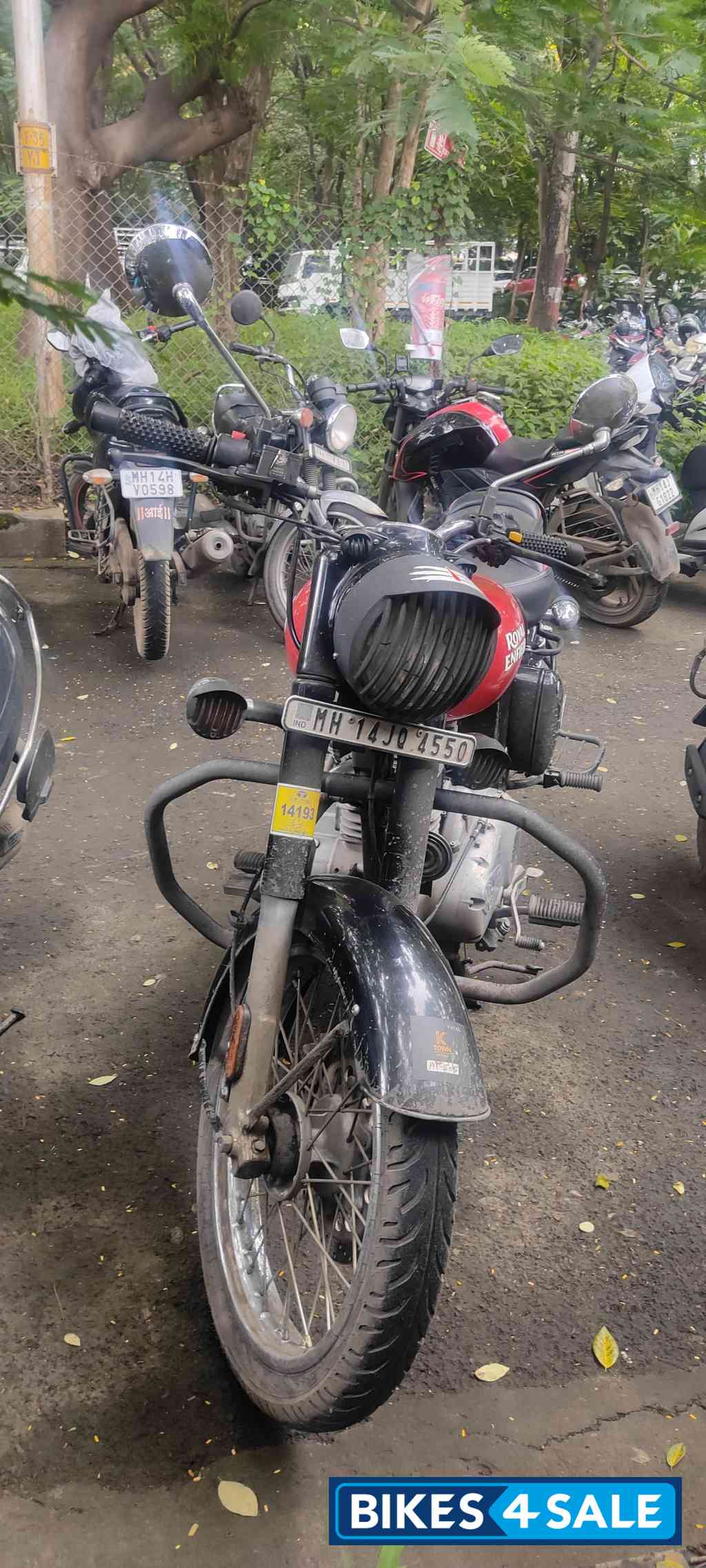 Red Black Royal Enfield Classic 350