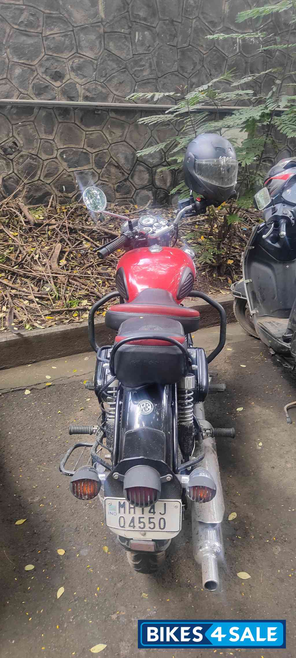 Red Black Royal Enfield Classic 350