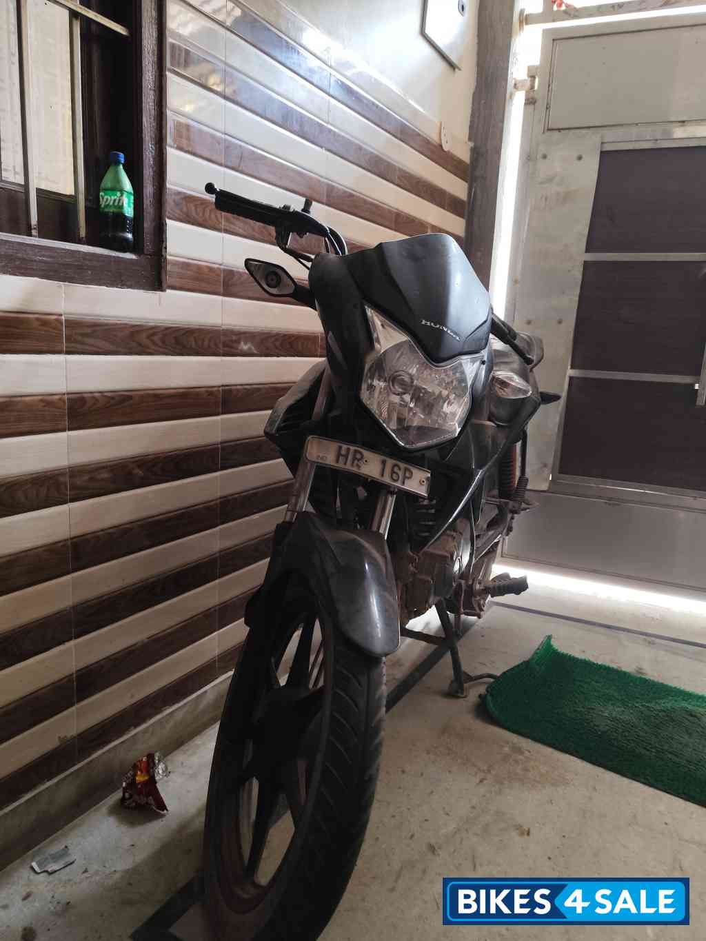 Black Honda CB Twister