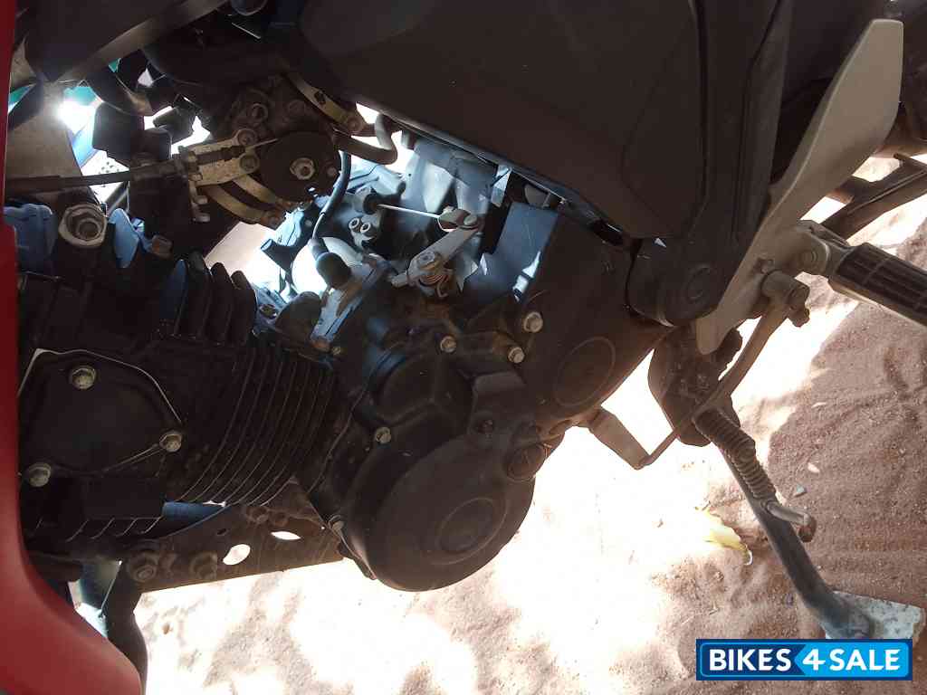 Red Yamaha FZ-S FI V2