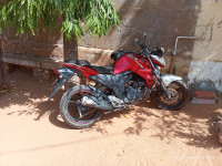 Red Yamaha FZ-S FI V2