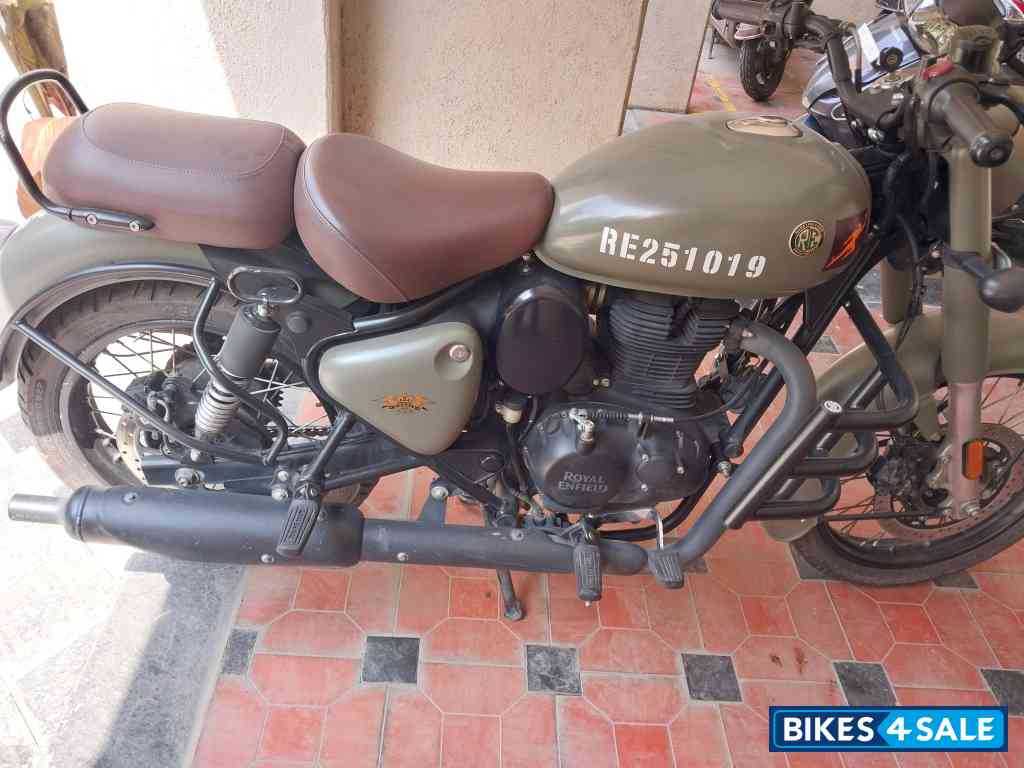 Marsh Grey Royal Enfield Classic 350 Dual Channel BS6