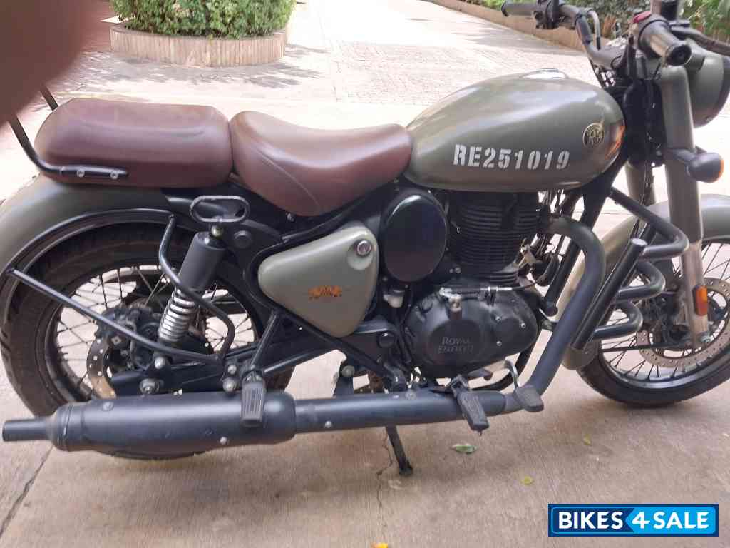 Marsh Grey Royal Enfield Classic 350 Dual Channel BS6