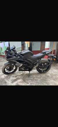 Black Yamaha YZF R15 V3 BS6