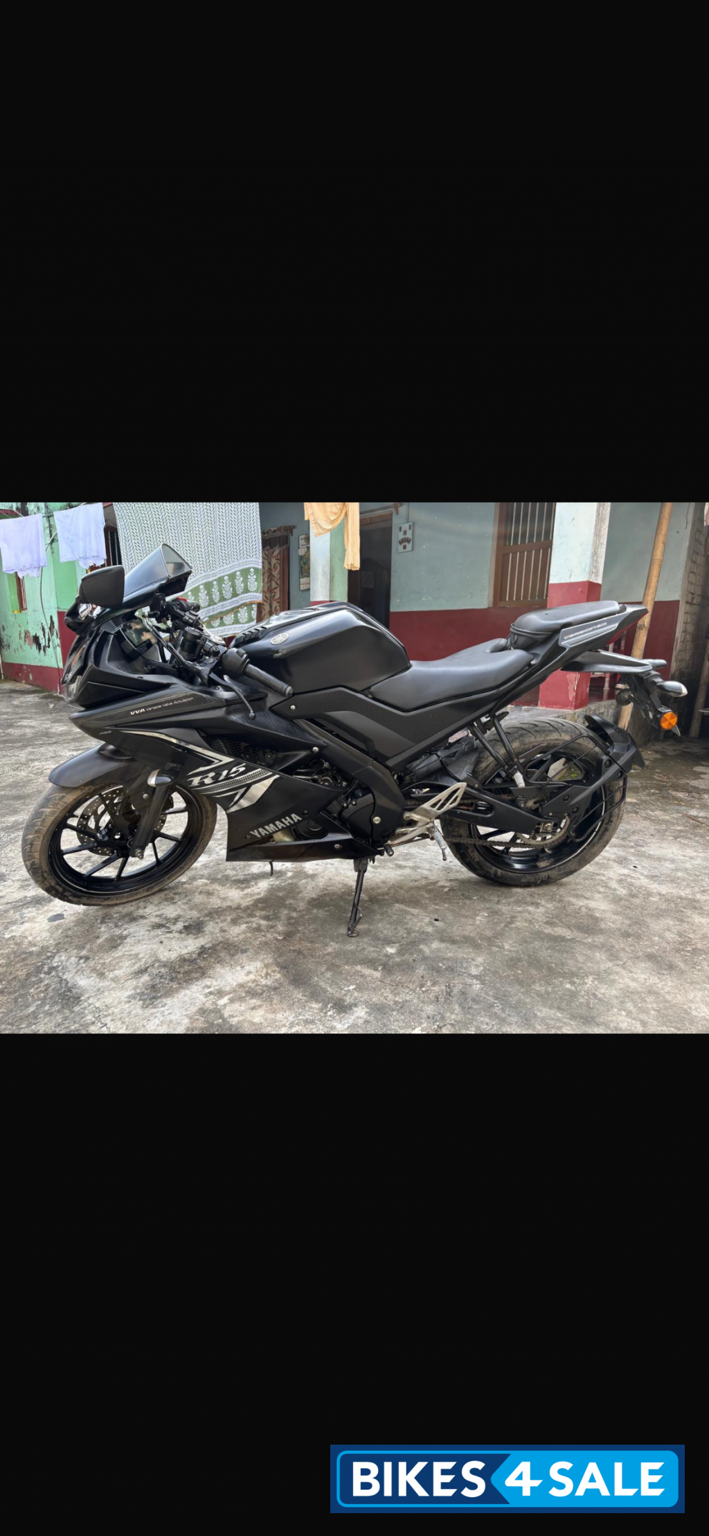 Black Yamaha YZF R15 V3 BS6 Black Yamaha YZF R15 V3 BS6