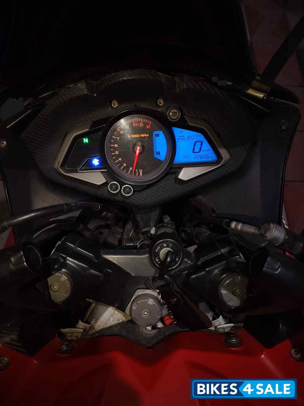 Burnt Red Bajaj Pulsar RS 200 BS6