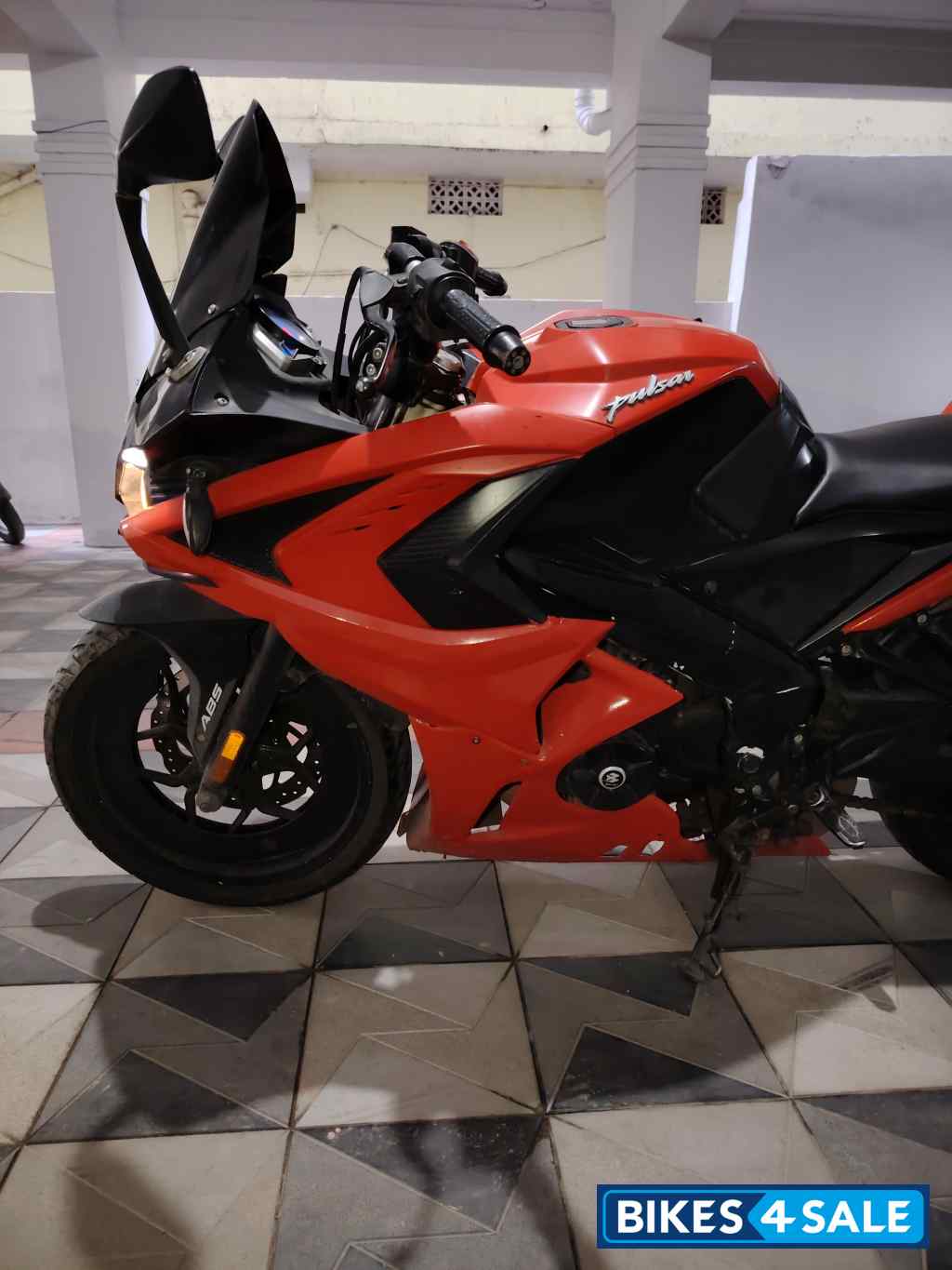 Burnt Red Bajaj Pulsar RS 200 BS6
