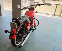 Modified Red Royal Enfield Classic 500