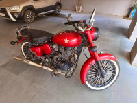 Modified Red Royal Enfield Classic 500