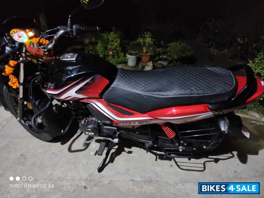 Red And Black TVS Star City Plus