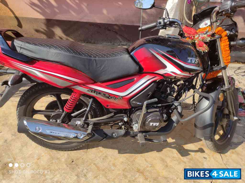 Red And Black TVS Star City Plus Red And Black TVS Star City Plus