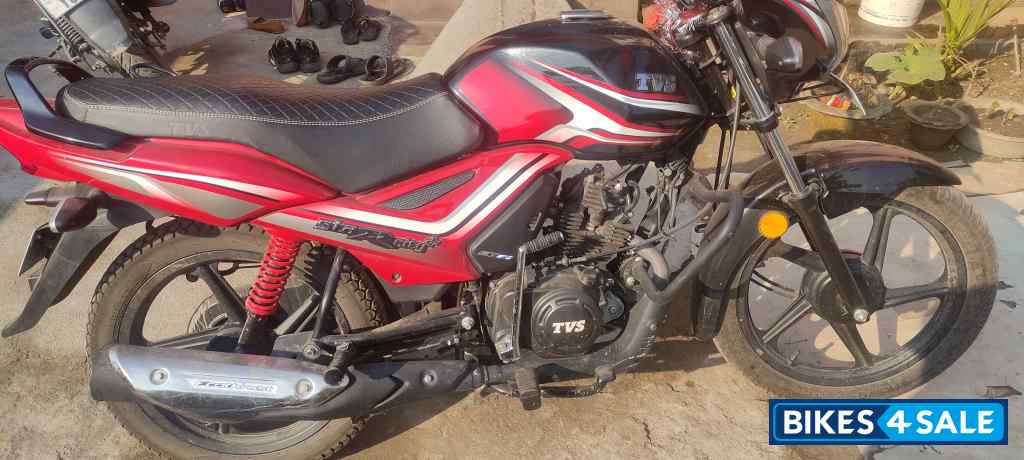 Red And Black TVS Star City Plus Red And Black TVS Star City Plus