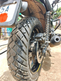 Black Silver Royal Enfield Hunter 350 Metro