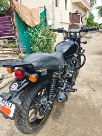 Black Silver Royal Enfield Hunter 350 Metro