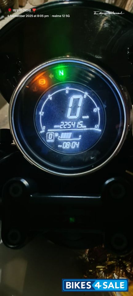 Glacial White Yezdi Roadster Glacial White