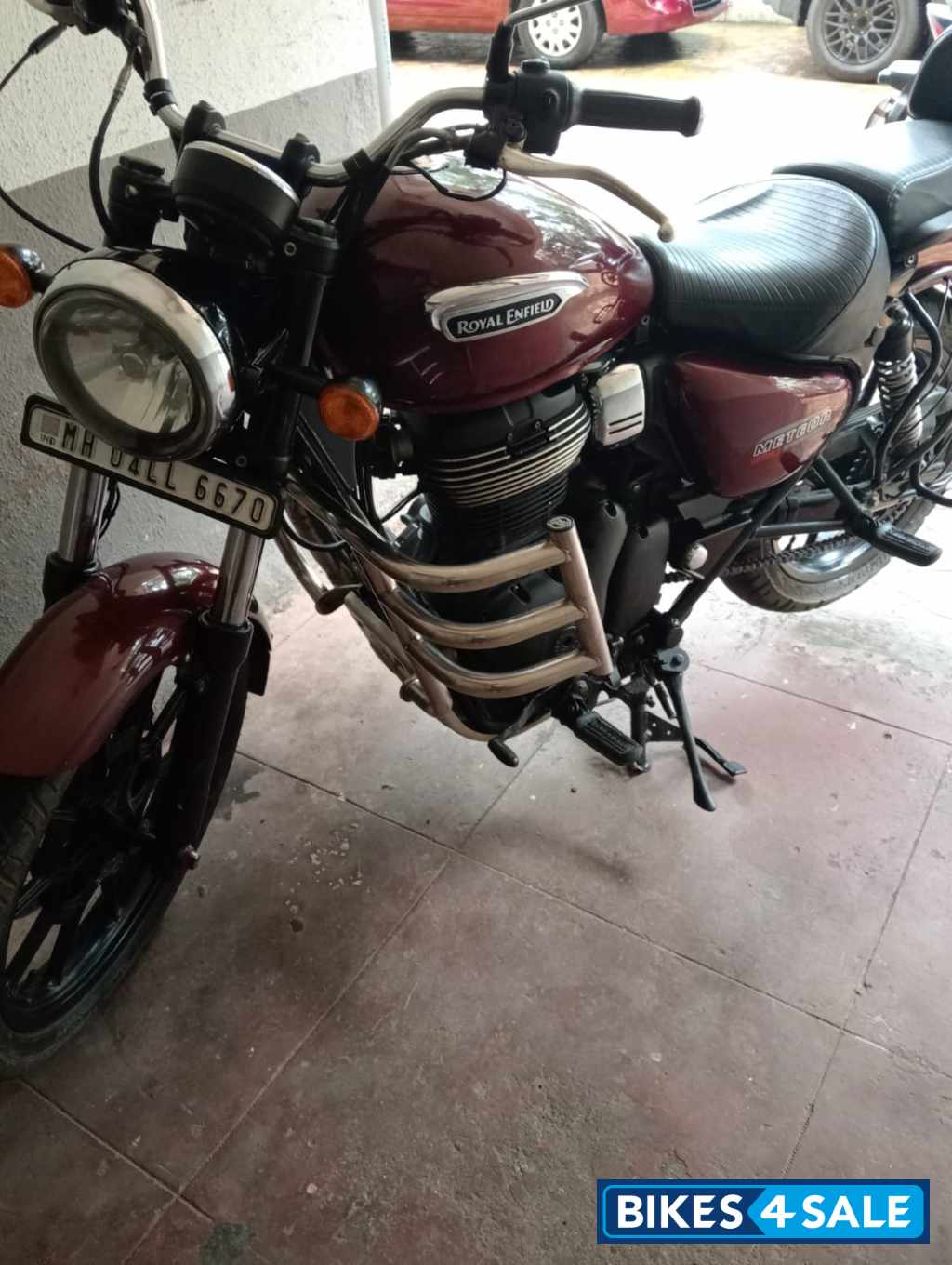 Steller Red Royal Enfield Meteor 350 Stellar