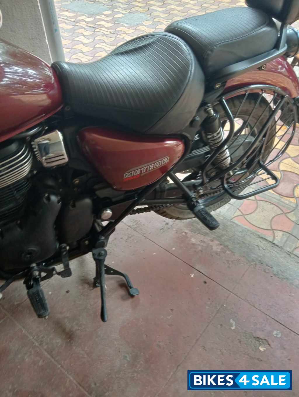 Steller Red Royal Enfield Meteor 350 Stellar