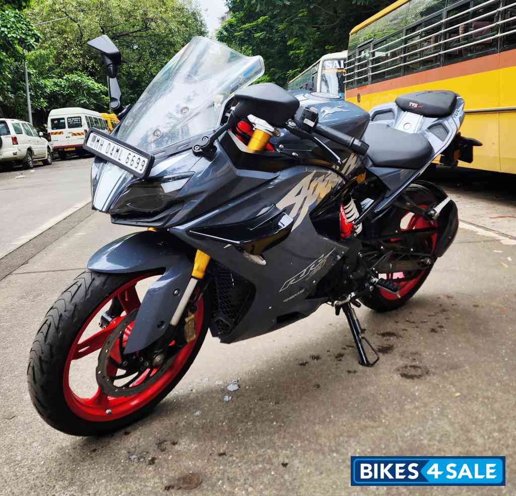 Bomber Grey TVS Apache RR 310