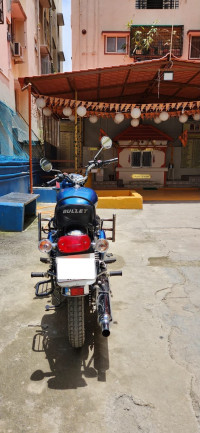 Blue And Chrome Royal Enfield Bullet 350 ES