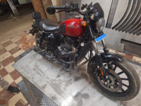 Red Yezdi Roadster Dark