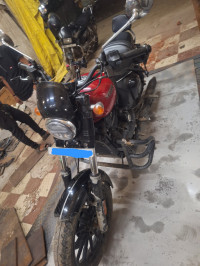 Red Yezdi Roadster Dark