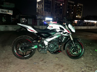 White Bajaj Pulsar NS400Z