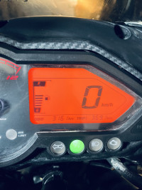 Black Orange Neon Bajaj Pulsar 125 Split Seat