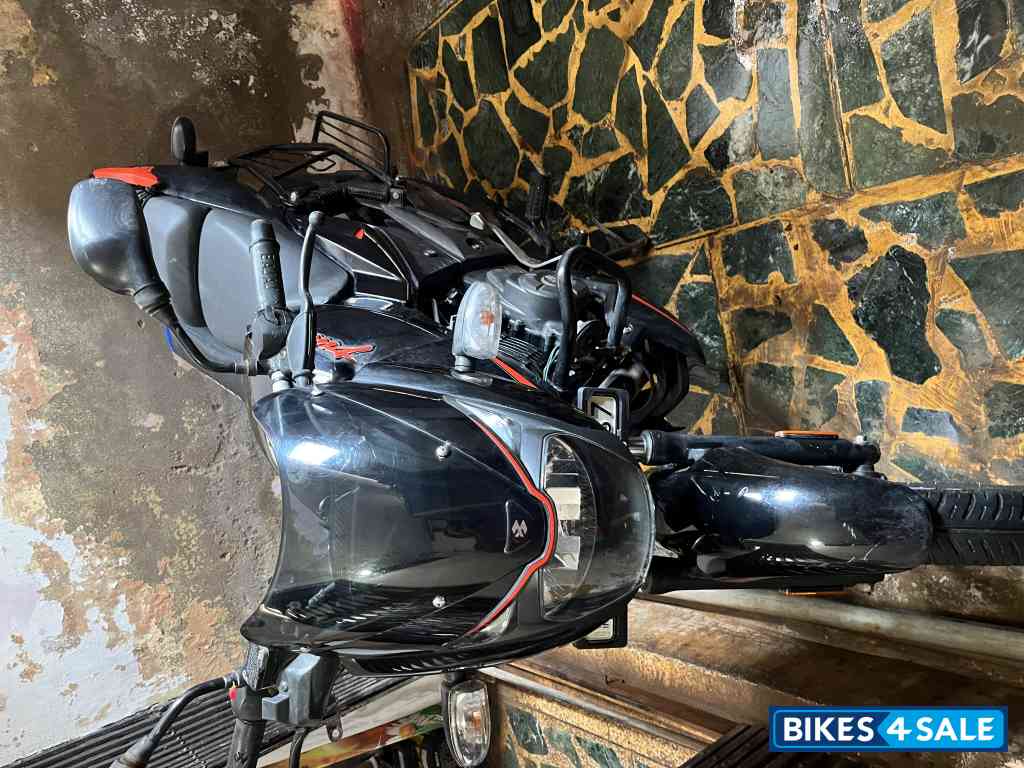 Black Orange Neon Bajaj Pulsar 125 Split Seat