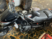 Black Orange Neon Bajaj Pulsar 125 Split Seat